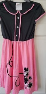 California Costume Girls 1950s Poodle Dress